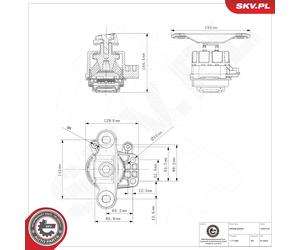ESEN SKV 75SKV152 Sospensione, Motore per FORD