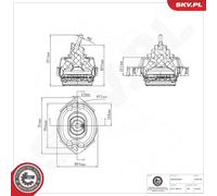 ESEN SKV 75SKV158 Supporto motore