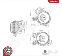 ESEN SKV 75SKV172 Supporto motore