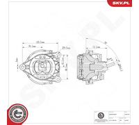 ESEN SKV 75SKV187 Sospensione, Motore per BMW