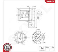 ESEN SKV 75SKV188 Sospensione, Motore per BMW