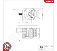 ESEN SKV 75SKV191 Supporto motore