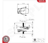 ESEN SKV 75SKV835 Supporto, Cambio per BMW