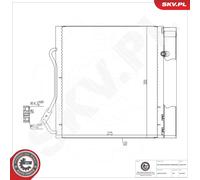 ESEN SKV 86SKV344 Condensatore, Climatizzatore per SMART