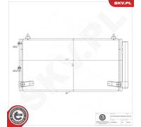 ESEN SKV 86SKV457 Condensatore climatizzatore