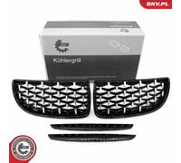 ESEN SKV Griglia Del Radiatore Nera Argento Lucida Per BMW 3 Series E90 E91