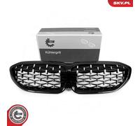ESEN SKV Griglia Radiatore Nera Argento Lucida Per BMW 3er Touring
