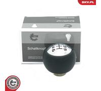 ESEN SKV Pomello cambio Pomello leva cambio cromo Pelle 6 marce per CITROËN