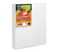 ESENG® Tele per Dipingere Set 12 Pezzi, 23x30 cm | 9x12 pollice, 100% Cotone, Canvas Panel, Pannello di Tela, tavola da pittura per acrilica, olio, tempera e gouache