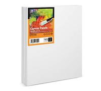 ESENG® Tele per Dipingere Set 12 Pezzi, 28x36 cm | 11x14 Pollice, 100% Cotone, Canvas Panel, Pannello di Tela, tavola da Pittura per acrilica, Olio, Tempera e Gouache