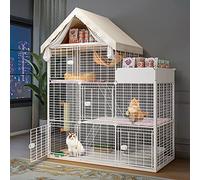 EsEntL Gabbia per Gatti Grande da Interno - Gabbia per Gatti Recinti per Gatti da Esterno Box per Gatti Cuccia per Gatti Box per Animali Domestici Gabbia per Piccoli Animali - per Piccoli Animali C