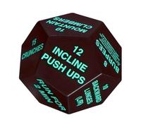 Esercise Dice, 12-Sided Workout Cube, Fun Small Gym Equipment for Women Men | Fitness accessory, exercise dice, 12-sided workout cube, fun small gym equipment for organized squats and training setups