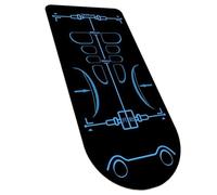 Esercise Equipment Mat, Extra Long Yoga Mat, Non Slip Yoga Mat, Esercise Mat for Men, Knee Joint Protector, Ab Roller Mat, Yoga Mat for Women, Sound Insulation Mat, for Ab Roller Wheel