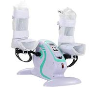 Esercitatore A Pedale Motorizzato per Gambe E Braccia, Mini Cyclette con Protezione per Le Gambe, Cyclette Elettrica Motorizzata Fitness per Anziani