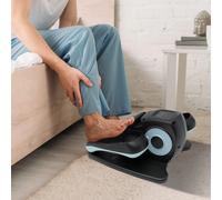 Esercitatore a pedale seduto sotto la macchina ellittica da scrivania, mini macchina ellittica per gambe silenziosa e compatta con telecomando