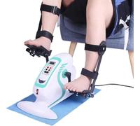 Esercitatore elettrico motorizzato a pedale con display LCD, ciclo portatile per gambe e braccia per allenamento fitness in casa e in ufficio