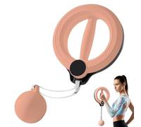 Esercitatore Intelligente per Braccia Flaccide con Tracker Digitale, Allenatore per Avambracci con Manovella a 360°, Attrezzatura per Esercizi di Spalle e Petto, per Pink Standard Non-Counting Model