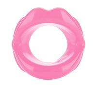 Esercitatore labbra per lifting facciale e anti-age, trainer labbra in silicone per stringere la pelle del viso rilassata, strumento di bellezza del viso che funziona su guance e mento(Rosa)