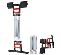 Esercitatore muscolare a braccio a molla 3 in 1, espansore per il petto con 5 molle, attrezzatura per fitness a resistenza regolabile per la palestra di casa, allenatore di forza