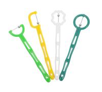 Esercitatore Punta della Lingua 4 Pezzi in Acciaio e Plastica | Strumento Versatile per Esercizi Orali, Supporto alla Logopedia, Uso Continuo, Adatto a Tutte le Età