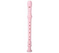 Esercitazione Di Flauto Dolce Tedesco Per Principianti, Flauto Dolce Soprano Struttura A 3 Stadi, Strumento Flauto Per Lezioni Di Musica, Con Sacchetto Di Velluto(Rosa)