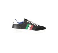 Esercito 1659 Black Leather Men Sneaker - EU45/US12