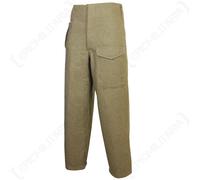 Esercito Britannico Modello 37 Pantaloni - WW2 Repro Serge Marrone Battaglia
