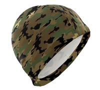 Esercito Camouflage adulto nuoto per gli uomini Capelli Corti nuoto impermeabile per adulti Protezione dei capelli e Drag Riduzione gorras de natacion para mujer