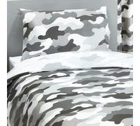 Esercito Camouflage Grey Single Copripiumino e Federa Set Cameretta Ragazzi
