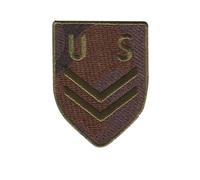 Esercito degli Stati Uniti Militare - Toppe Termoadesive Patch Toppa Ricamate, Misura: 4,8 x 6,5 cm
