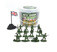 Esercito Soldato Figure, 100Pcs Mini Soldato Figure Giocattolo Set, Militari Figure Giocattolo, 12 Stili Piccolo Soldato Modello statico Esercito Uomini Figure d'azione Figure militari (verde)