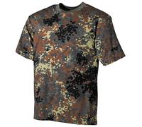 Esercito Tedesco Bw Flecktarn Mimetico Tarn Corte Sleeve Tshirt Shirt XL
