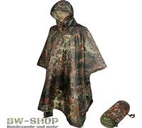 ESERCITO TEDESCO PONCHO US PONCHO ANTIPIOGGIA RIPSTOP ARMY BW PROTEZIONE...