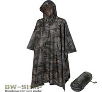 ESERCITO TEDESCO PONCHO US PONCHO ANTIPIOGGIA RIPSTOP ARMY BW PROTEZIONE...