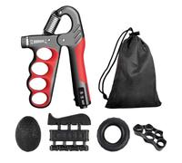 Esercizi a mano per la, Kit di allenamento della della maniglia | Gripper a mano multifunzionale con borsa per il trasporto | 5x barella per portatile, esercizio del braccio per uomo