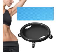 Esercizi addominali - Set di attrezzature per tappetino Pilates, massaggiatore a rulli fitness, allenatore per la addominali, strumento per esercizi compatto antiscivolo, accessorio per palestra