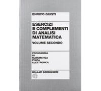 Esercizi E Complementi Di Analisi Matematica - Enrico Giusti - 1992