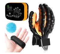 Esercizi per le mani Guanti for robot for riabilitazione 8 livelli regolabili Ictus Emiplegia Infarto Attrezzatura for l'allenamento delle mani Esercitatore for le Stecche per le dita(Right hand,L)