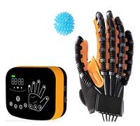 Esercizi per le mani Intelligent Rehabilitation Robot Glove Trainer Anziani Ictus Emiplegia Attrezzatura for esercizi con divise a cinque Stecche per le dita(Host+left hand S)