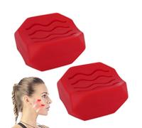 Esercizi | Shaper in silicone per allenamento Jawline | 2 pezzi Jaww Training Ball Facial Trainer | Riduttore doppio mento, Strumento per il fitness per uomini e donne anti invecchiamento quotidiano