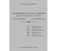 Esercizi sulle scale e gli arpeggi. Partitura