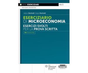Eserciziario di microeconomia. Esercizi svolti per la prova scritta [Paperback]
