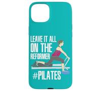 Esercizio a basso impatto Lascia tutto sul Reformer Pilates Custodia per iPhone 15 Plus
