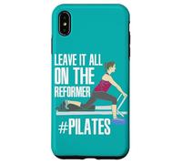 Esercizio a basso impatto Lascia tutto sul Reformer Pilates Custodia per iPhone XS Max