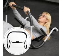 Esercizio di allenamento per la forza addominale con crunch per uomini e