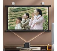 Esercizio di proiezione Manual Projector Screen Black 30 To 72 Inches With 4:3 And 16:9 Formats(60 Inch (4:3))