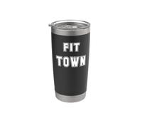 Esercizio Fit Town Bicchiere termico in acciaio inox doppia parete