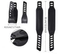 Esercizio per pedali bici con cinghie in gomma variabili per Spin per Bike Plus Indoor Stationary per bici 9 over 16 e mezzo mandrino compatibile Non- (A)