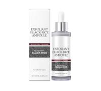 Esfoliante al Riso Bianco e Nero, Set di Fiale Duo Glow Rice, Gel Peeling Viso per la Rimozione delle Morte, Idratante e Pori Ridotti per Tutti i Tipi di Pelle (B)