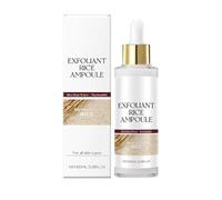 Esfoliante al Riso Bianco e Nero, Set di Fiale Duo Glow Rice, Gel Peeling Viso per la Rimozione delle Morte, Idratante e Pori Ridotti per Tutti i Tipi di Pelle (A)